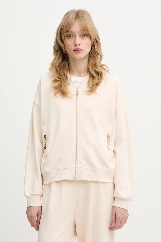 Liu Jo bluza aplikacja beżowy TA6241.JS182