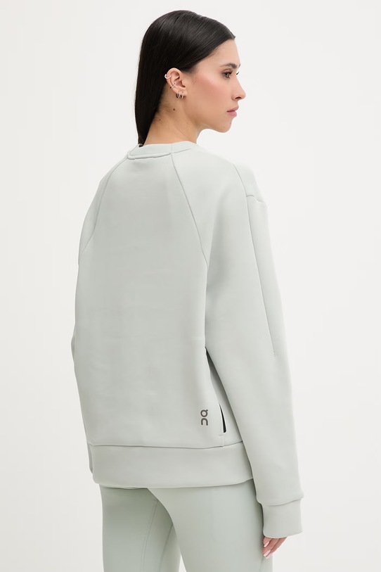 Odzież On bluza damska z bawełną Focus 1WF30380229 zielony