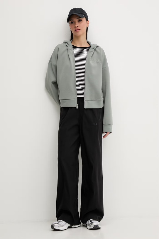 Calvin Klein Performance bluza rozpinana z kapturem damska LVGWS6W318 zielony SS26