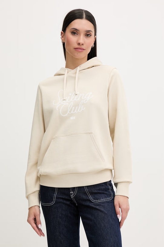 Helly Hansen bluza sportowa damska bawełniana beżowy 54522