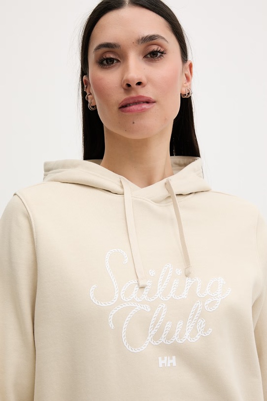 Helly Hansen bluza sportowa damska bawełniana beżowy 54522