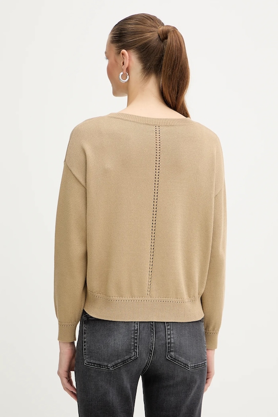 Odzież Marella sweter bawełniany ZEBU 2613361024200 zielony