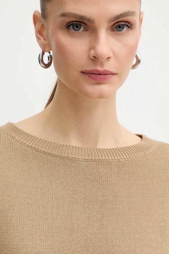 Marella sweter bawełniany ZEBU zielony 2613361024200