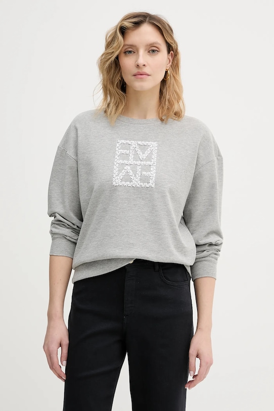 Marella bluza Emme by Marella aplikacja szary 2615921011200