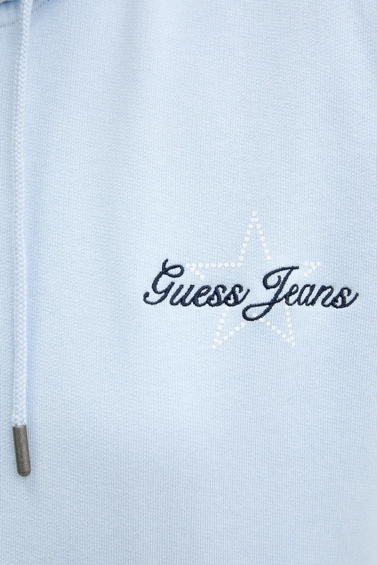 Guess Jeans bluza bawełniana W6RQ06.K68I4 niebieski