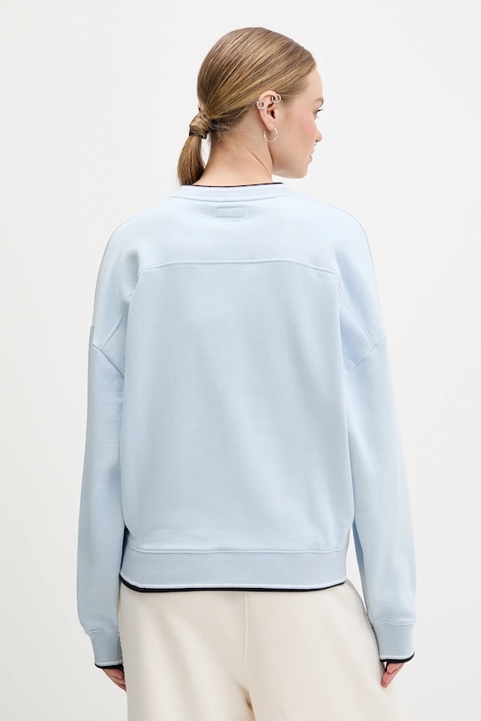 Odzież Guess Jeans bluza bawełniana W6RQ09.K68I4 niebieski