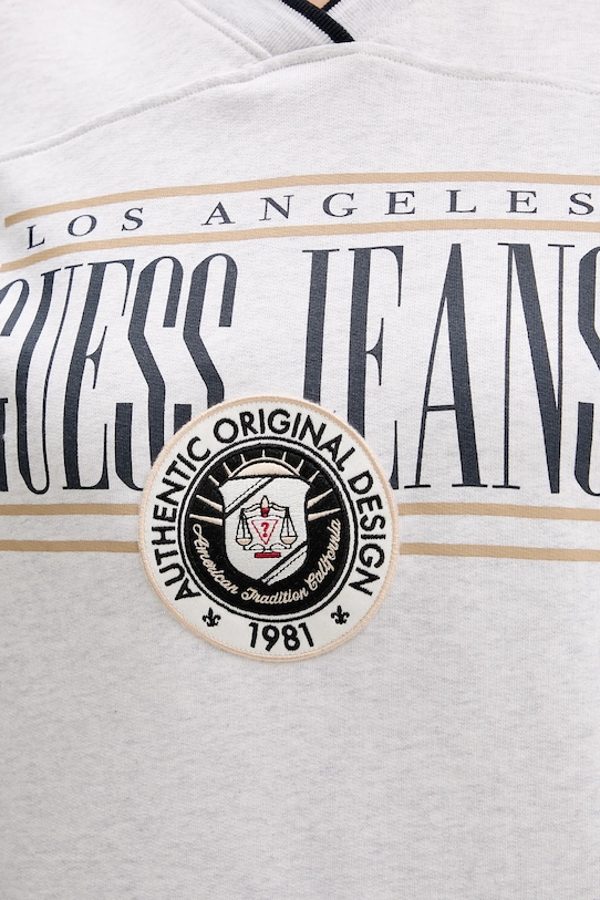 Guess Jeans bluza bawełniana W6RQ09.K68I4 szary