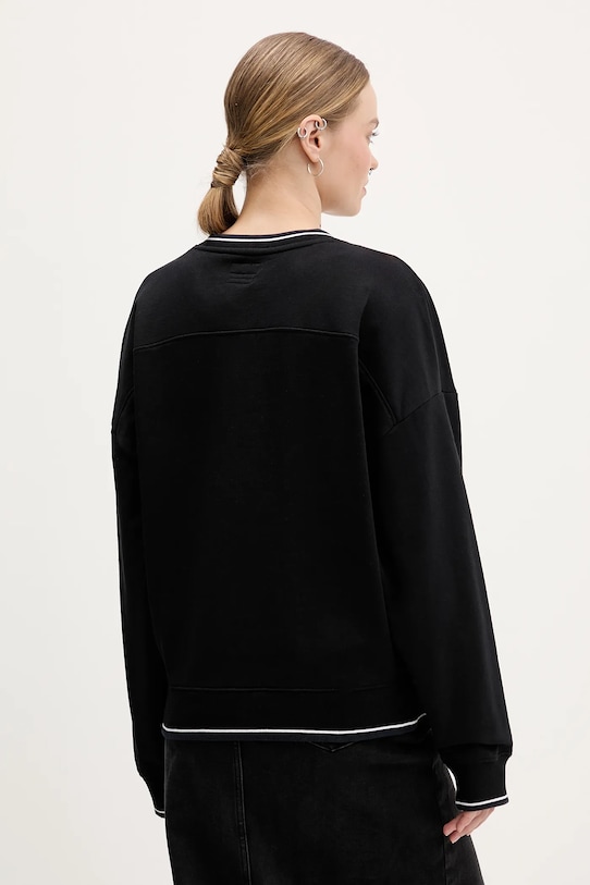 Odzież Guess Jeans bluza bawełniana W6RQ09.K68I4 czarny