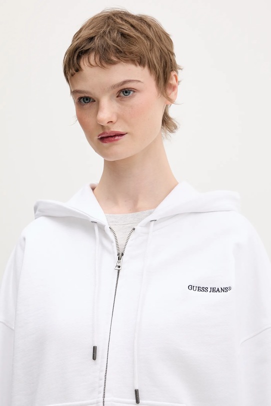 Guess Jeans bluza bawełniana biały W6RQ32.K68I4