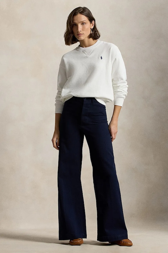 Clothing Polo Ralph Lauren sweatshirt ISLAND FLC 211971690002 white