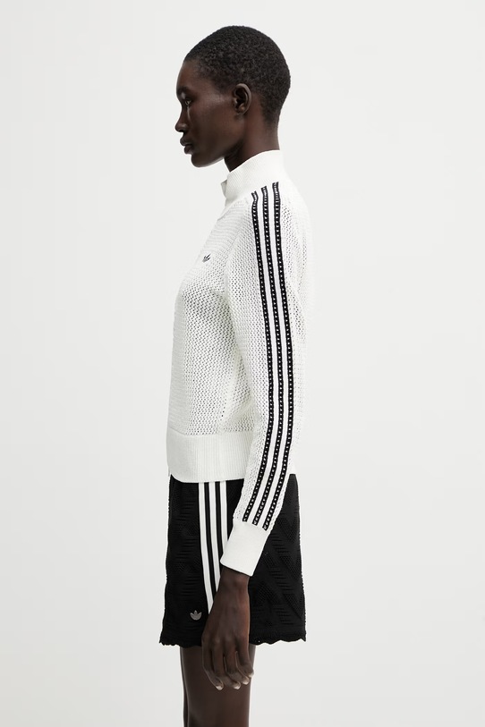 adidas Originals sweter rozpinany damski KC6496 beżowy SS26