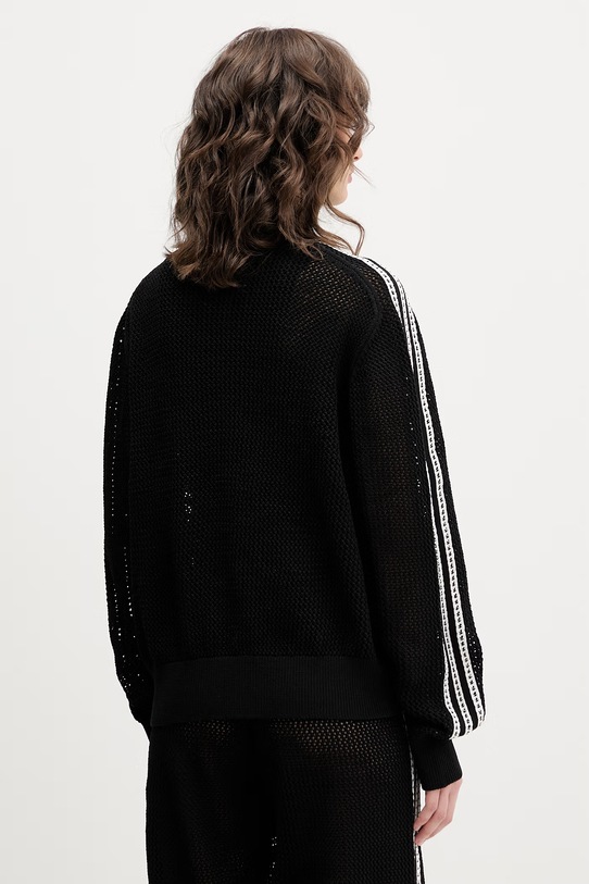 Одяг adidas Originals кофта, яка розстібається жіноча KC6497 чорний