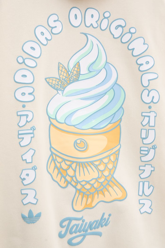 Pulover adidas Originals Taiyaki KY5492 bež