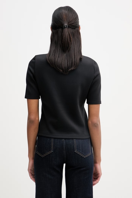 Odzież Calvin Klein polo damskie LV044F205G czarny