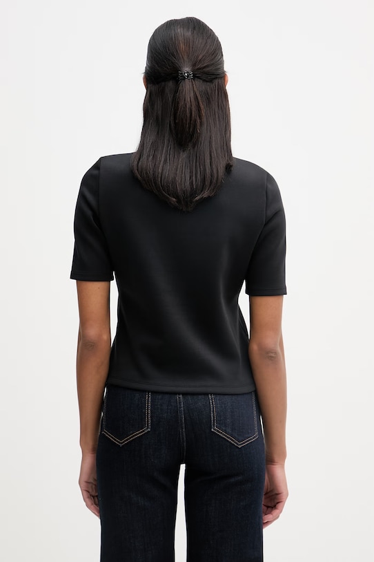 Odzież Calvin Klein polo damskie LV044F205G czarny