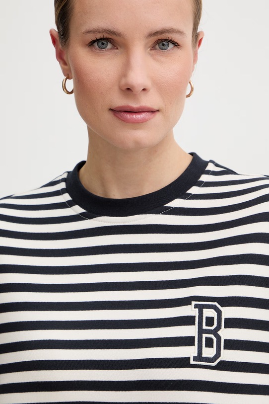 Barbour bluza damska bawełniana Gabby czarny LOL0669