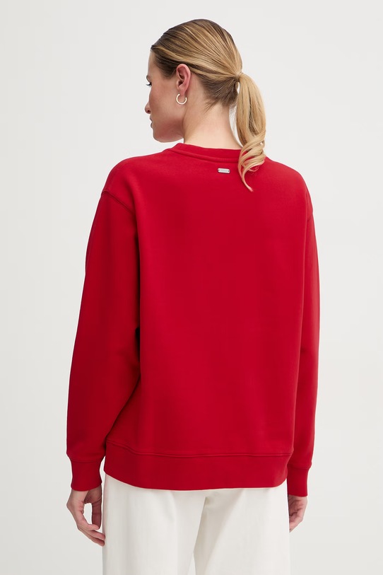 Odzież Barbour bluza damska bawełniana Hartland LOL0672 czerwony