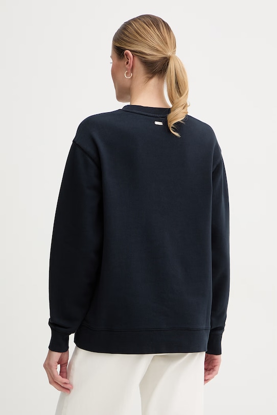 Odzież Barbour bluza damska bawełniana Hartland LOL0672 granatowy