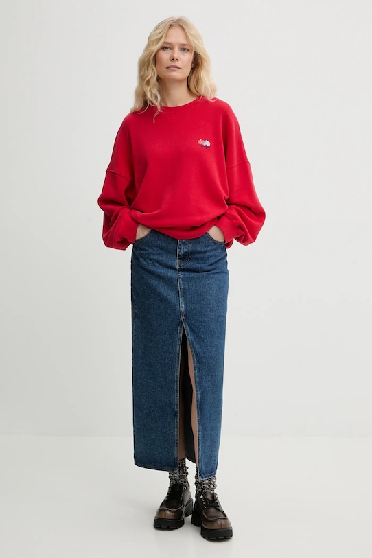 American Vintage bluza ATU03D czerwony SS26