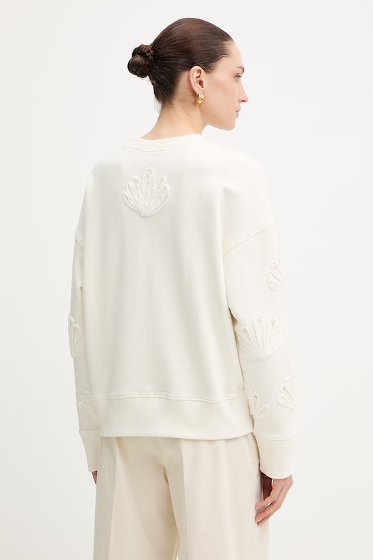 Oblačila Bombažen pulover Forte Forte 14605.my.tshirt bež