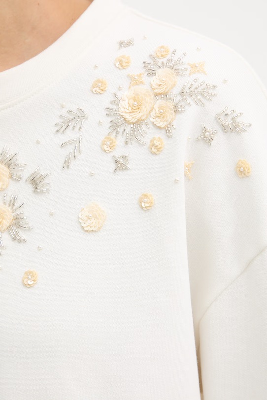 Twinset bluza damska bawełniana 261TP202A beżowy