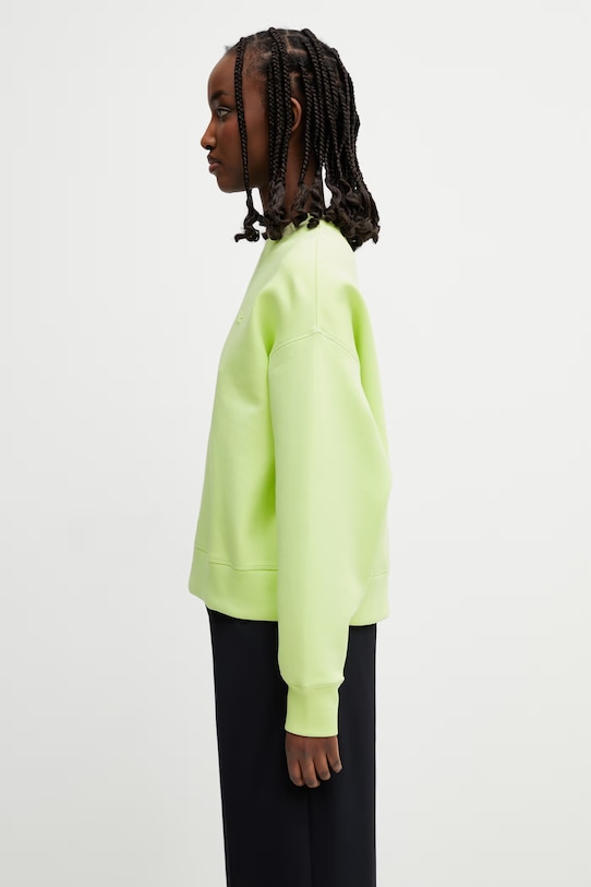 Lacoste μπλούζα με βαμβάκι Γυναικεία SF0046 πράσινο SS26