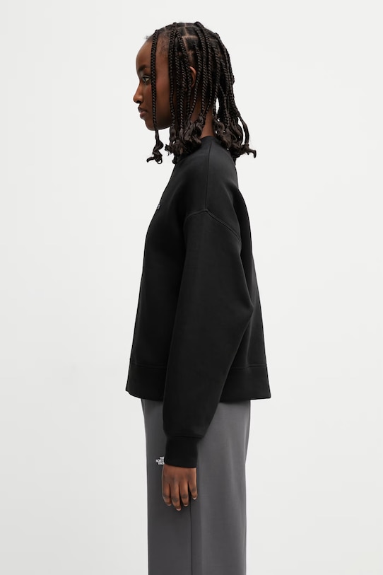 Lacoste mikina s bavlnou dámská SF0046 černá SS26