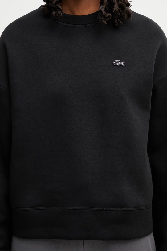 Lacoste dukserica s pamukom za žene crna SF0046