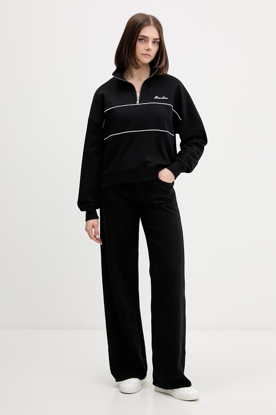 Guess Jeans кофта жіноча бавовняна W6GQA9.K68I4 чорний SS26