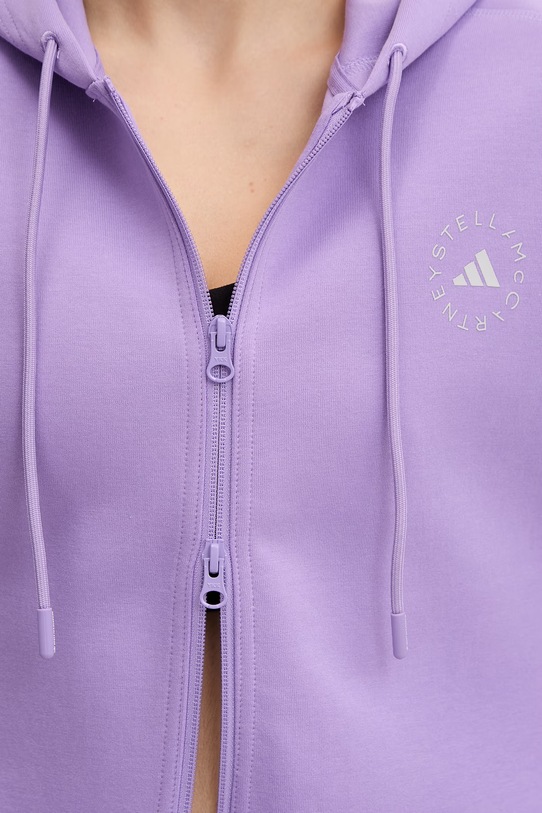 adidas by Stella McCartney bluza sportowa damska z bawełną JZ0654