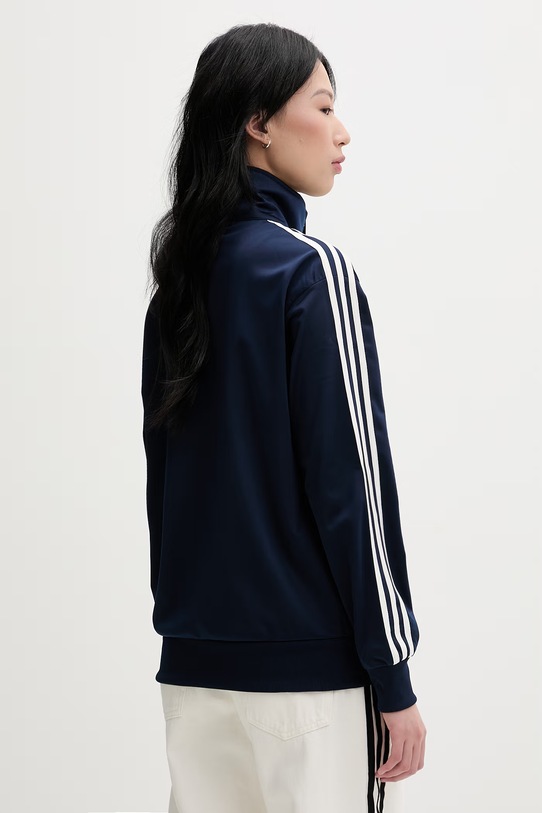 Ρούχα adidas Originals μπλούζα με κουμπιά γυναικεία KC9004 σκούρο μπλε