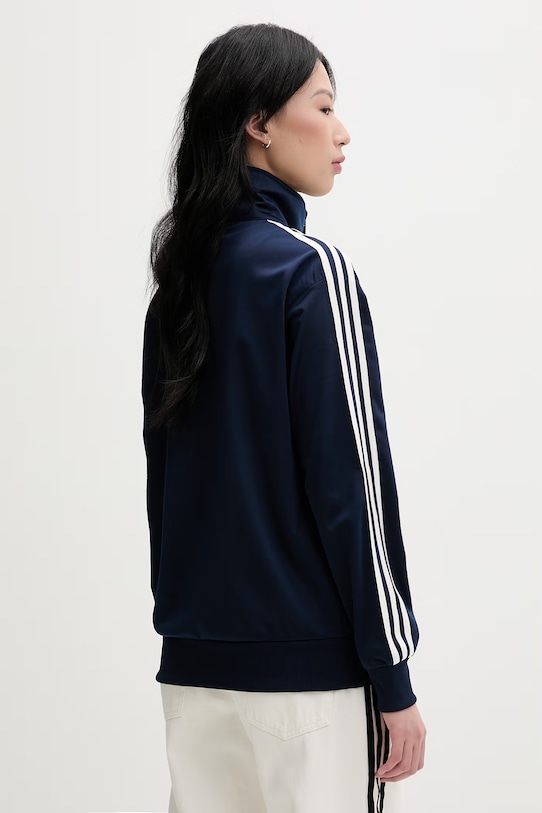 Ρούχα adidas Originals μπλούζα με κουμπιά γυναικεία KC9004 σκούρο μπλε