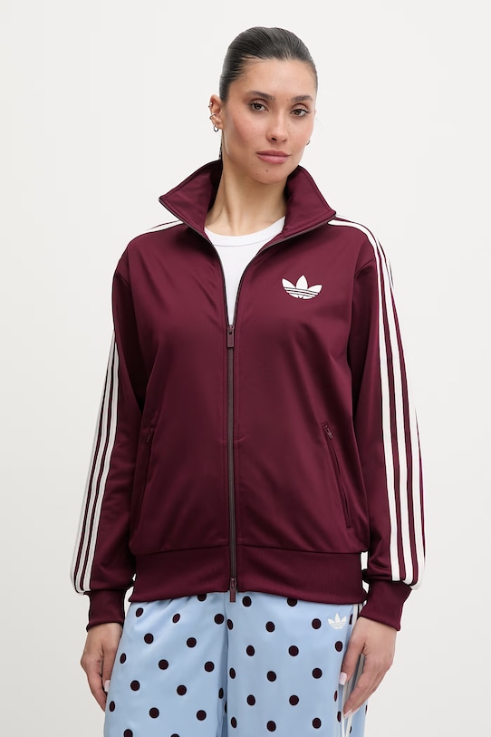 adidas Originals bluza rozpinana damska bordowy KD1326