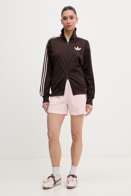 adidas Originals dukserica na zakopčavanje ženska KD1331 smeđa SS26