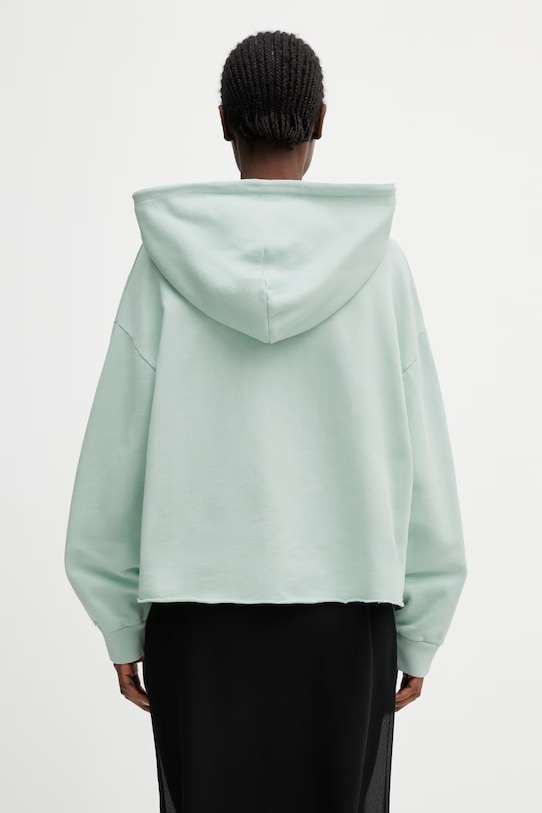 Odzież MM6 Maison Margiela bluza damska bawełniana S52GU0235.M25025.544 turkusowy