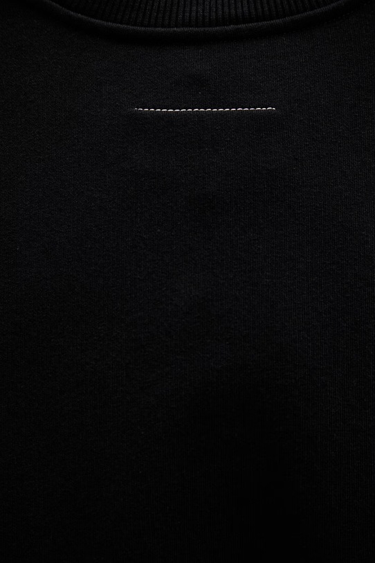 MM6 Maison Margiela bluza bawełniana damska czarny S52GU0251.M25014.900