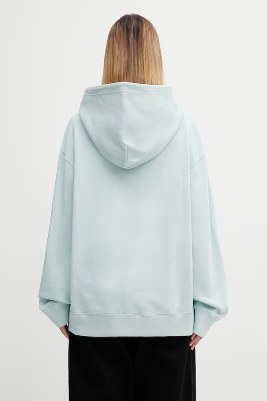 Odzież MM6 Maison Margiela bluza bawełniana S52GU0255.M25025.544 turkusowy