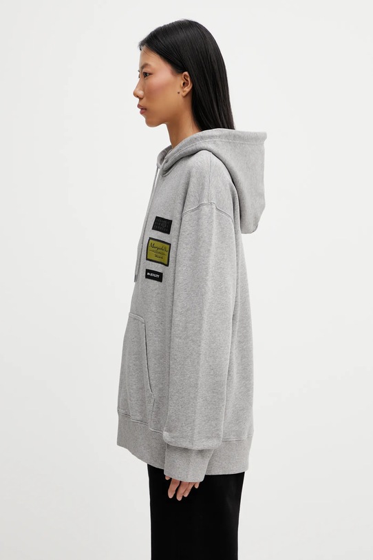 MM6 Maison Margiela bluza bawełniana S52GU0255.M25025.853M szary SS26