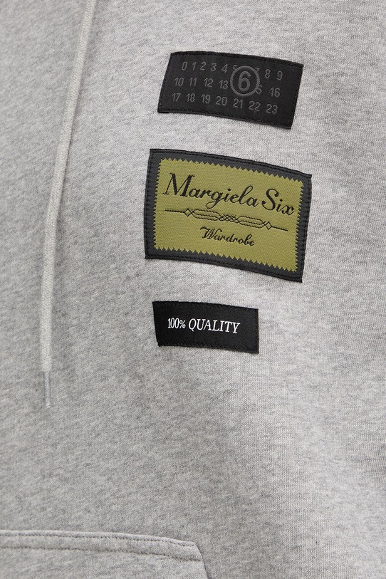 MM6 Maison Margiela bluza bawełniana S52GU0255.M25025.853M szary
