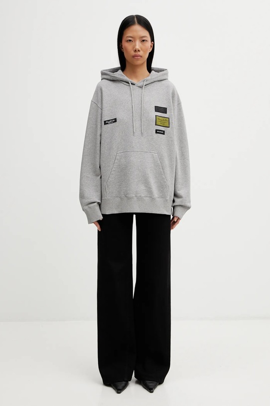 MM6 Maison Margiela bluza bawełniana S52GU0255.M25025.853M szary