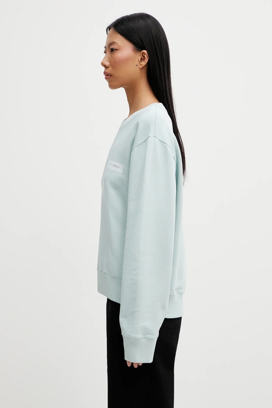MM6 Maison Margiela bluza bawełniana S52GU0256.M25025.544 turkusowy SS26
