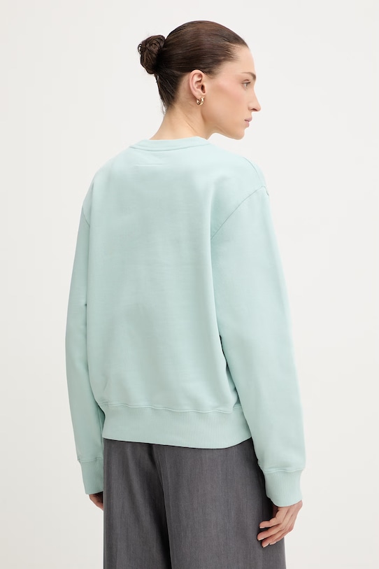 Odzież MM6 Maison Margiela bluza bawełniana S52GU0256.M25025.544 turkusowy