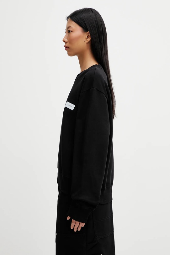 MM6 Maison Margiela bluza bawełniana bawełna czarny S52GU0256.M25025.900