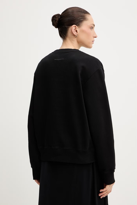 Odzież MM6 Maison Margiela bluza bawełniana S52GU0256.M25025.900 czarny