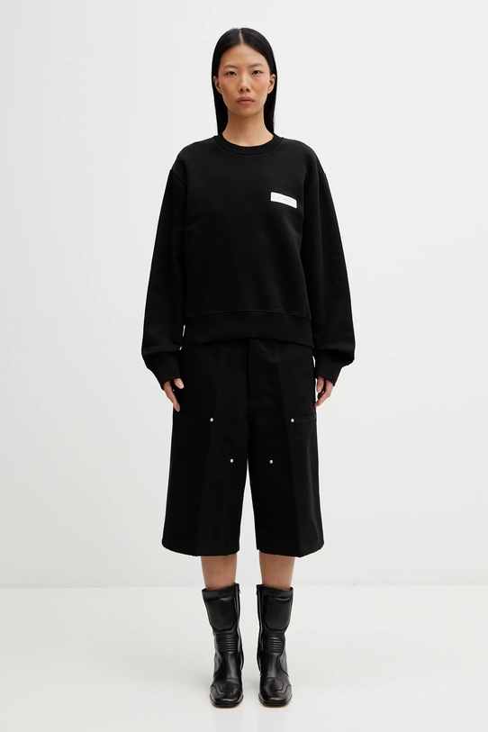 MM6 Maison Margiela bluza bawełniana S52GU0256.M25025.900 czarny