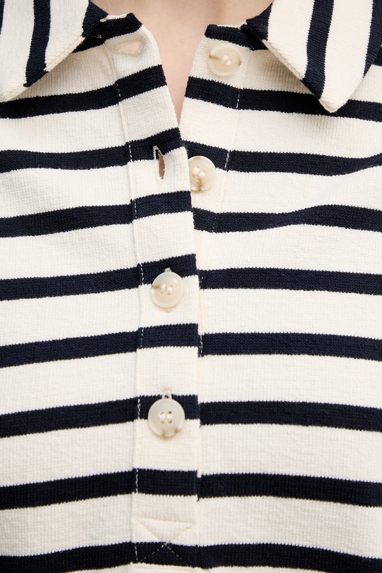 United Colors of Benetton longsleeve damski bawełniany 3PNUD3018 beżowy