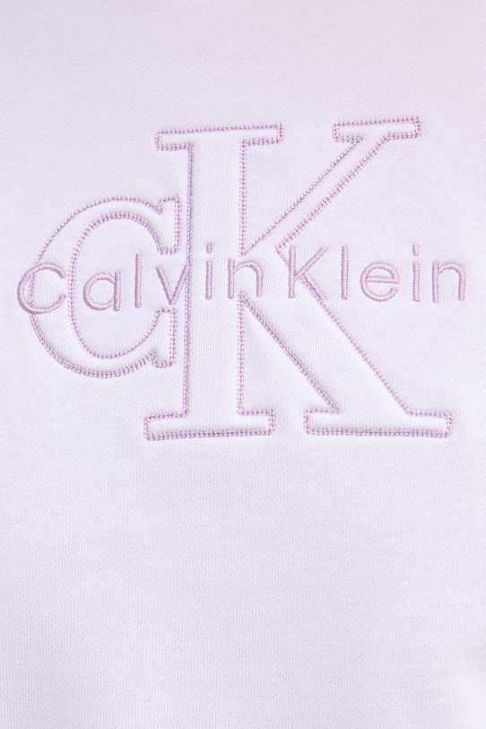 Calvin Klein Jeans mikina dámská bavlněná LV047F204G fialová