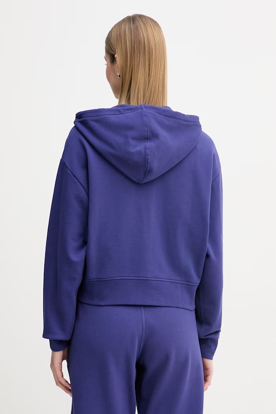 Îmbrăcăminte Calvin Klein Jeans hanorac pentru femei, din bumbac LV047F208G violet