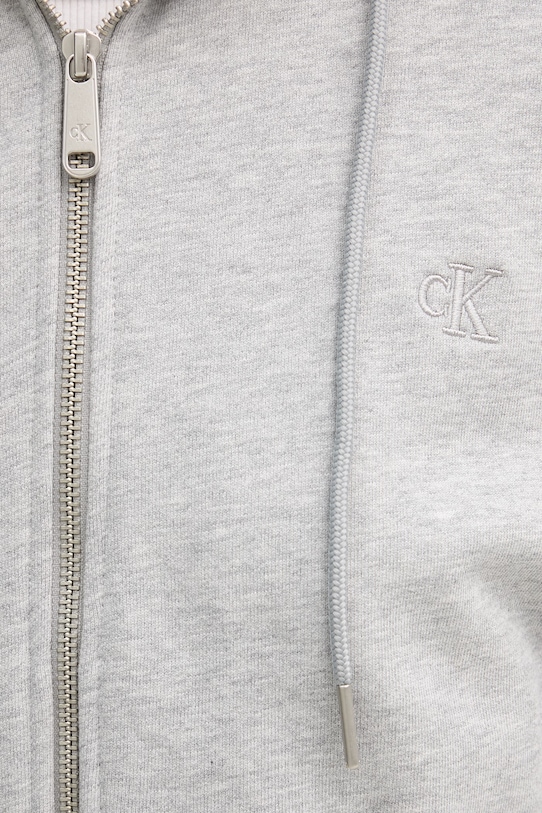 Calvin Klein Jeans melegítőfelső női pamut LV047F208G szürke