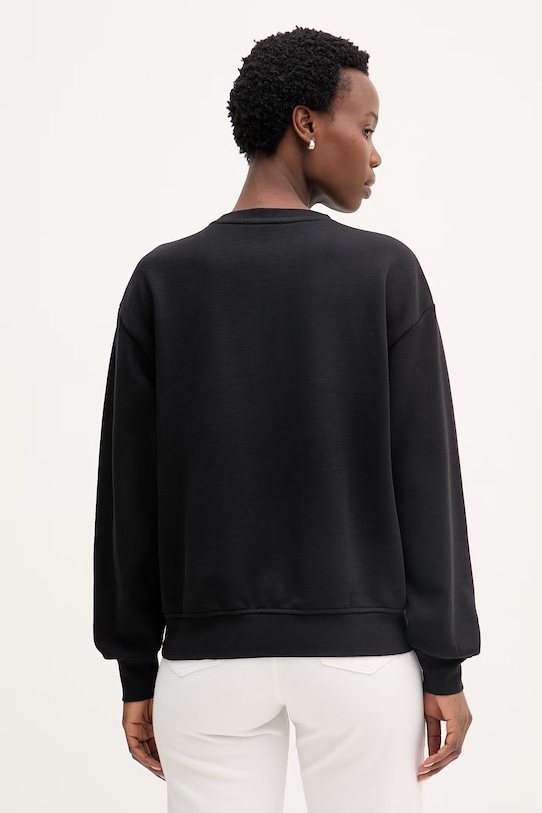 Дрехи Calvin Klein Jeans суичър дамски от памук LV047F838G черен